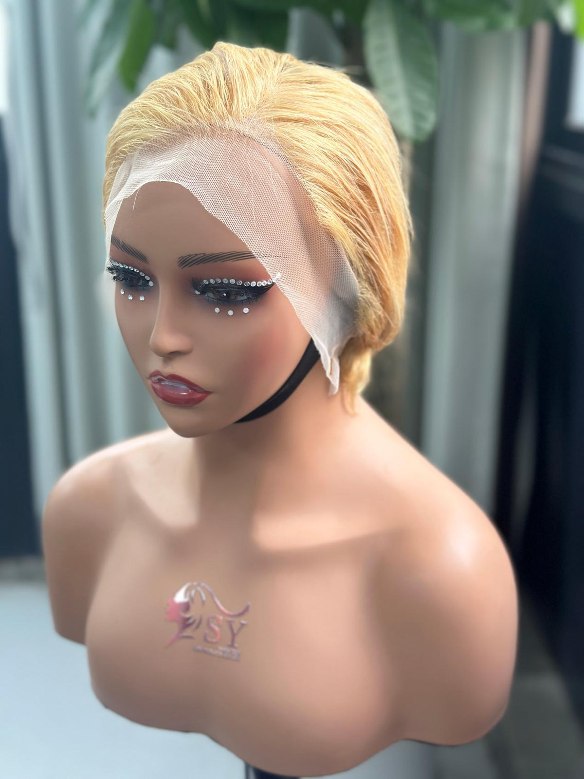 UNices Hair 613 blonde 13x4 lace Catalina straight human hair wig front view